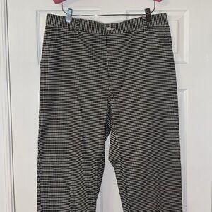 Men's vintage Black and White Checkered Houndsooth Pants